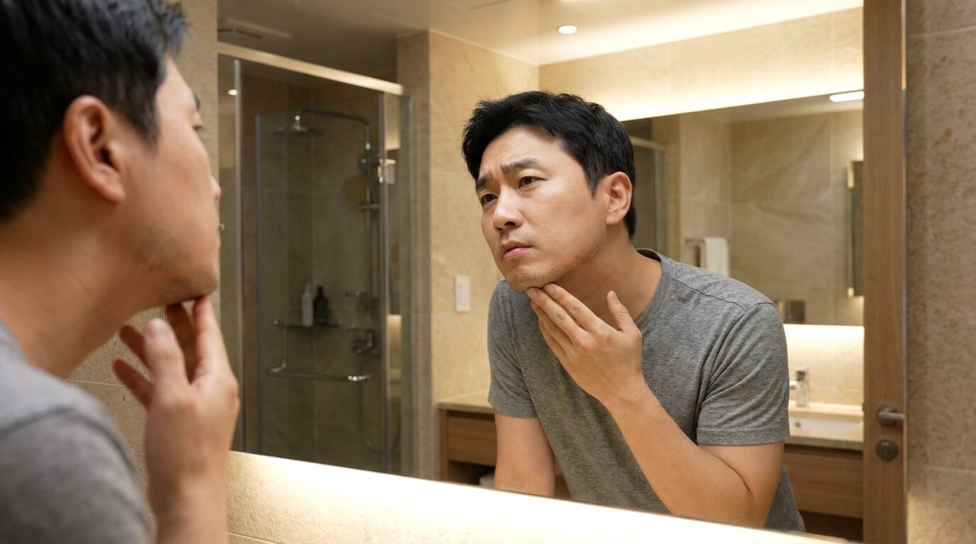 면도가 잘 될 때는 거울로 안 보고 닿는 느낌만 봐도 바로 알 수 있죠