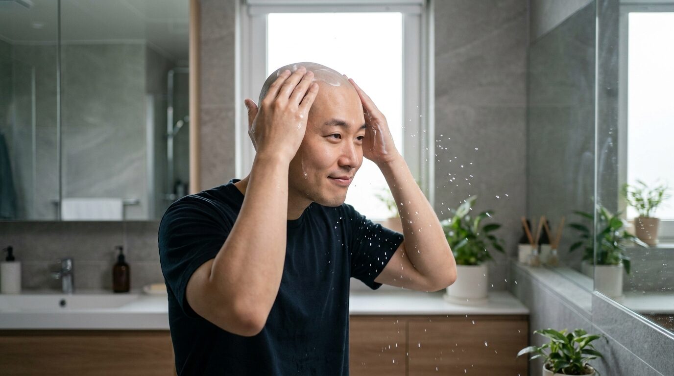 면도 후 순서에 보습 한 단계만 추가해도 두피 컨디션이 눈에 띄게 달라집니다.
